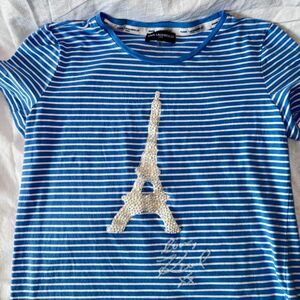 Karl-lagerfeld Women's Blue T-shirt